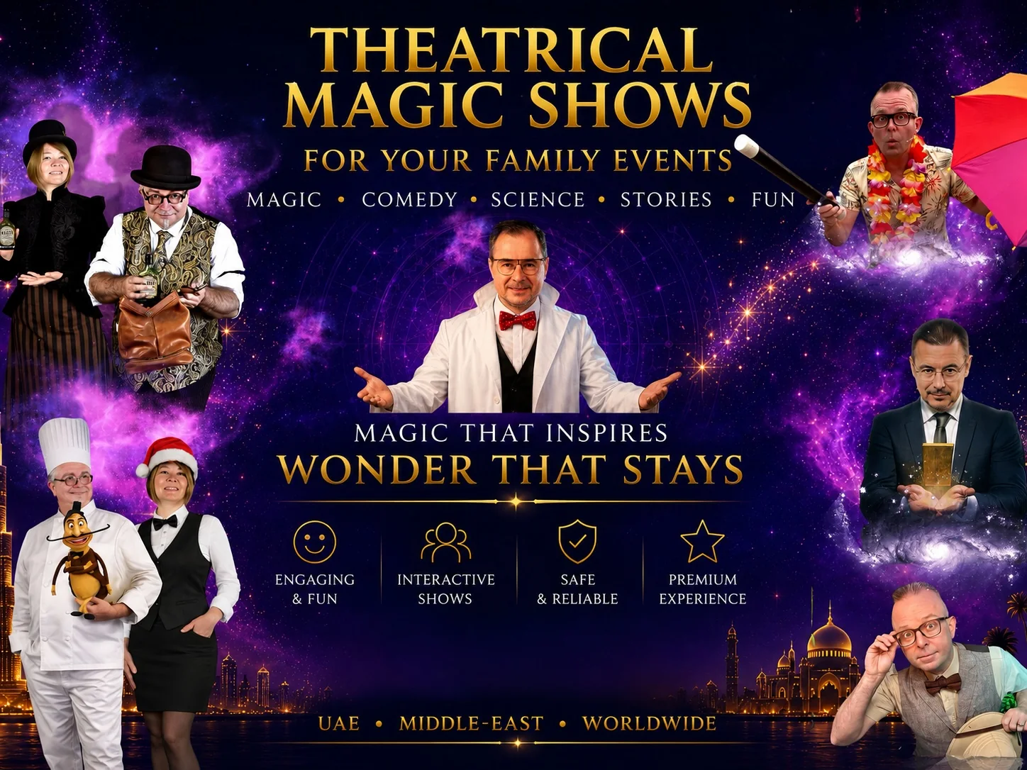 Magic Story Productions family theatre performers